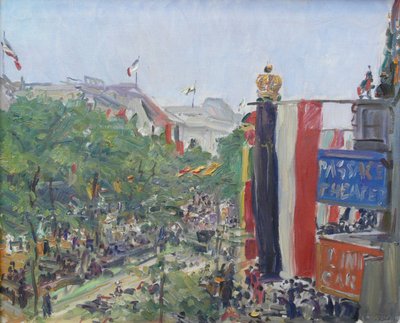 Unter den Linden by Max Slevogt